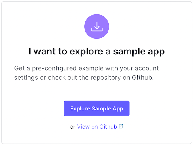 explore sample app