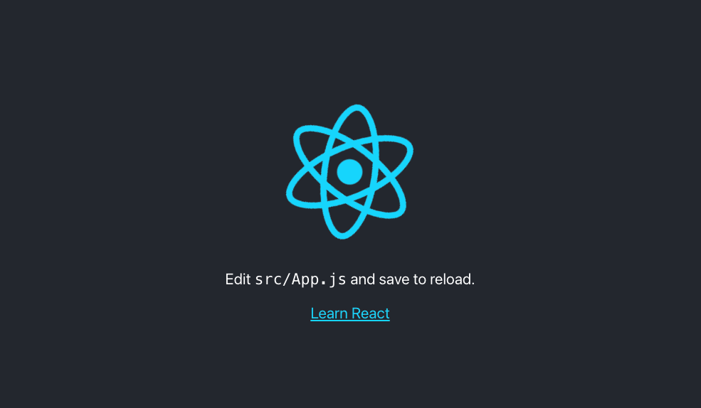 react logo