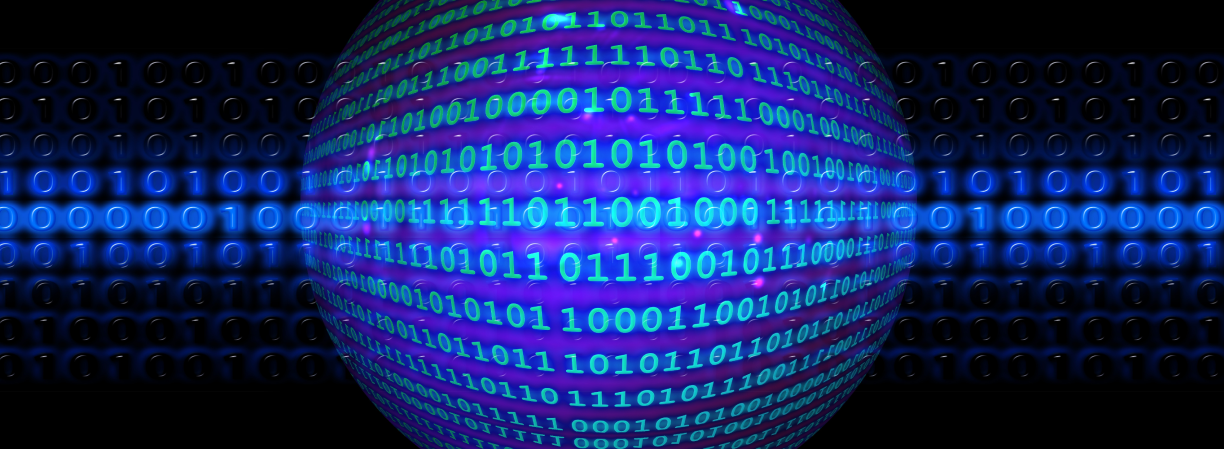 binary code as a metaphor for data