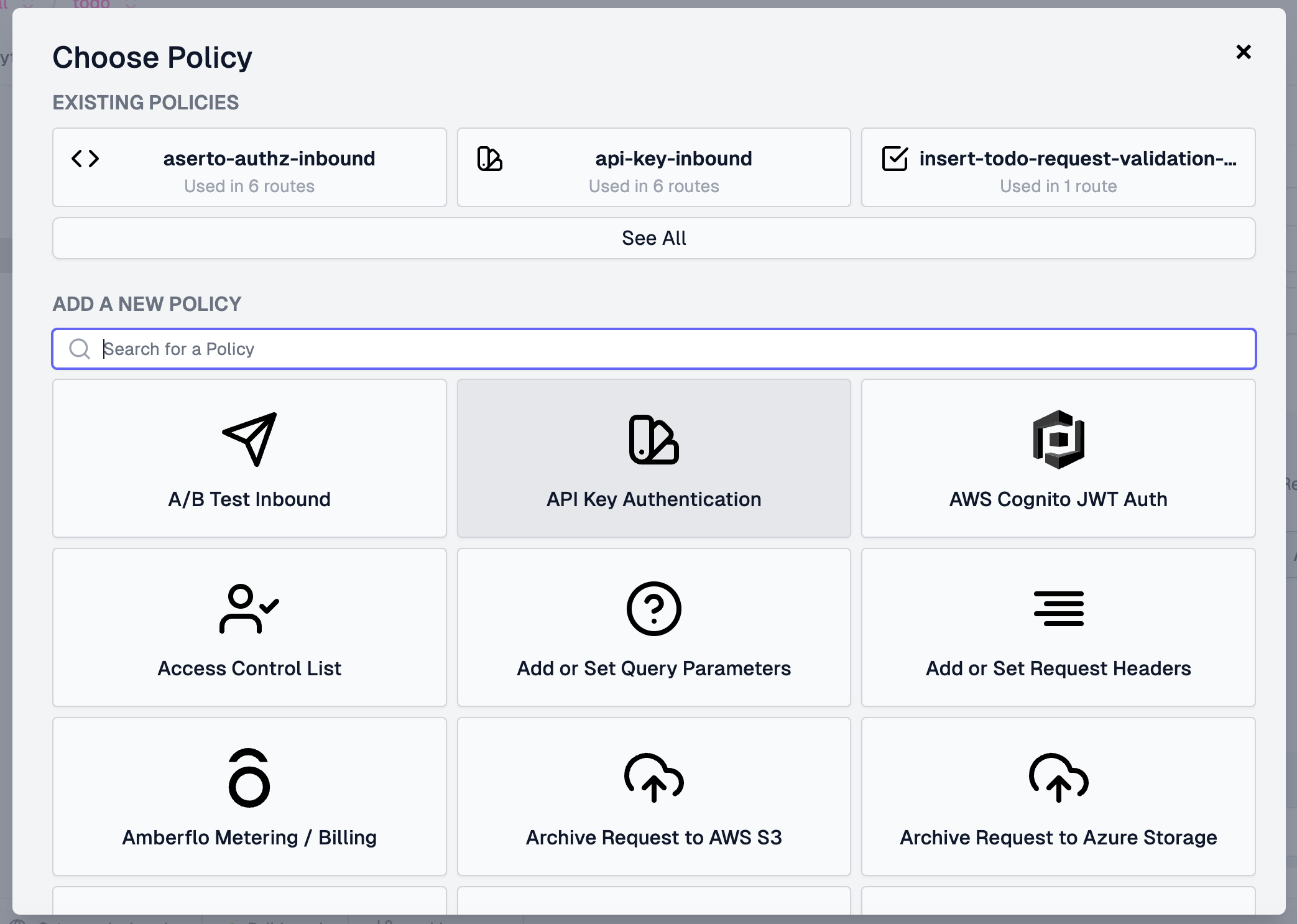 api inbound policy