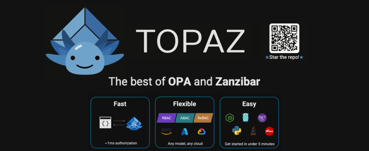 Topaz 0.30 open-source authorizer