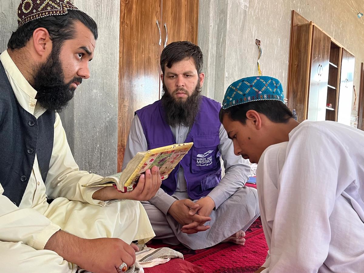 Child in Afghanistan Masjid Reading Quran | Human Relief Mission