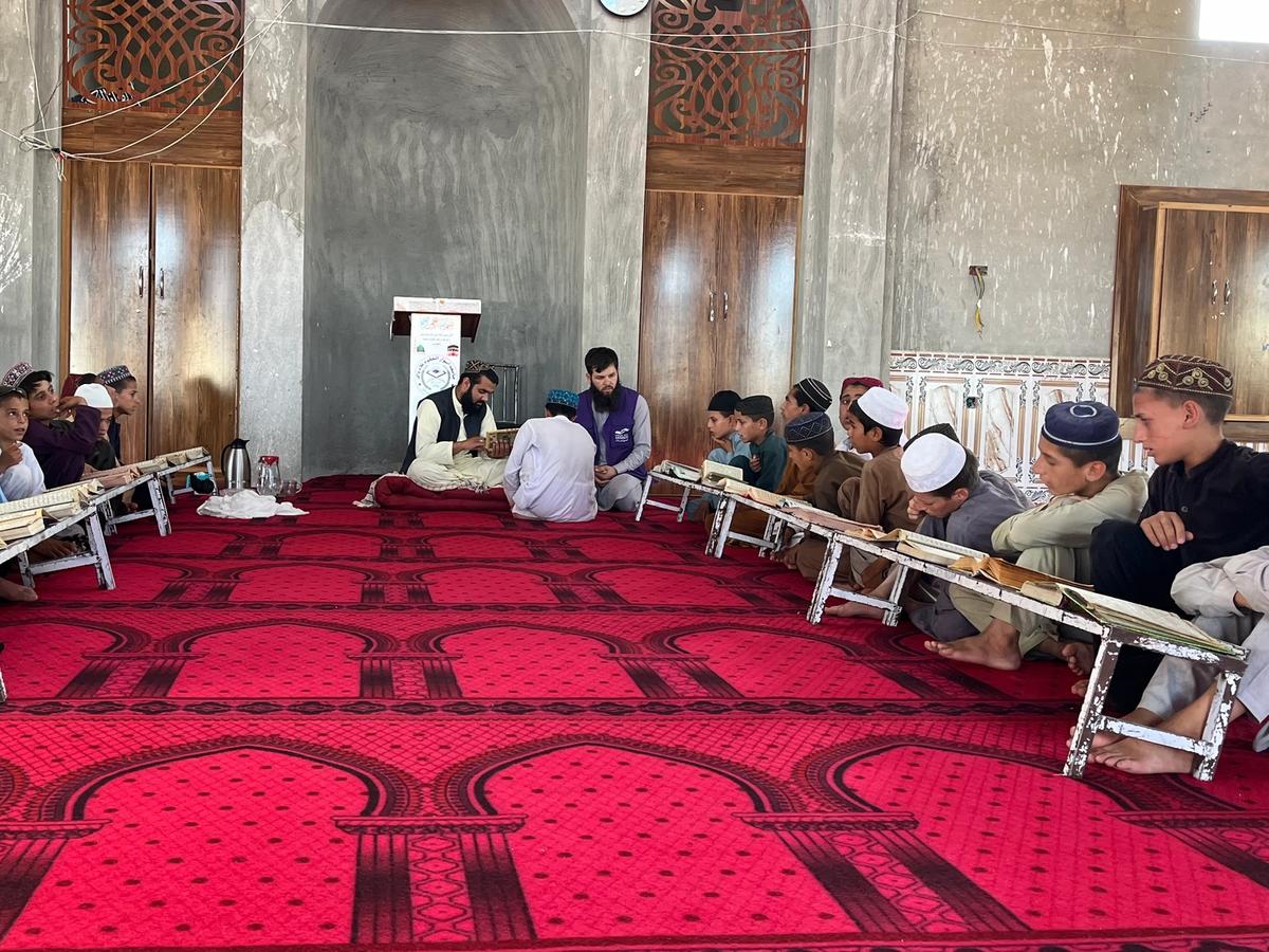Children Reading Quran in Afghanistan Masjid | Human Relief Mission