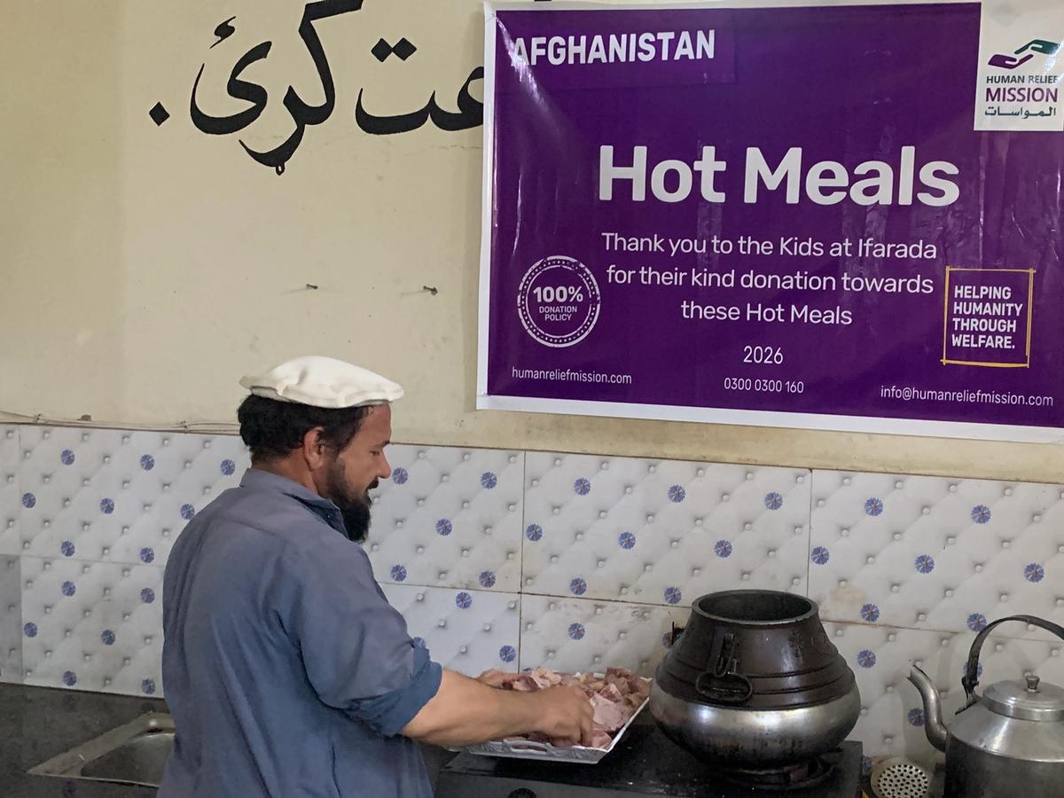 Fresh hot meals being made in Afghanistan | Human Relief Mission