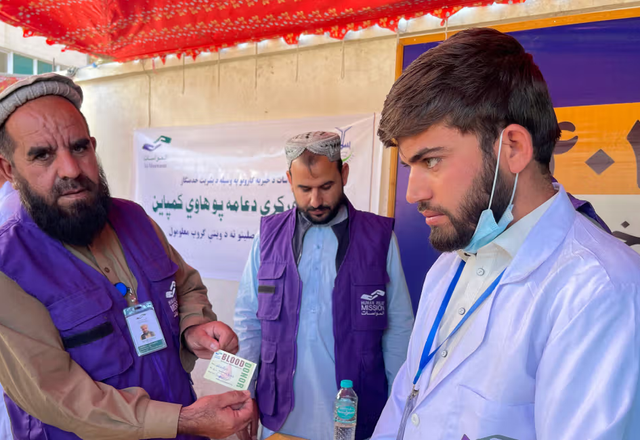 Doctor with Aid worker in Afghanistan | Human Relief Mission