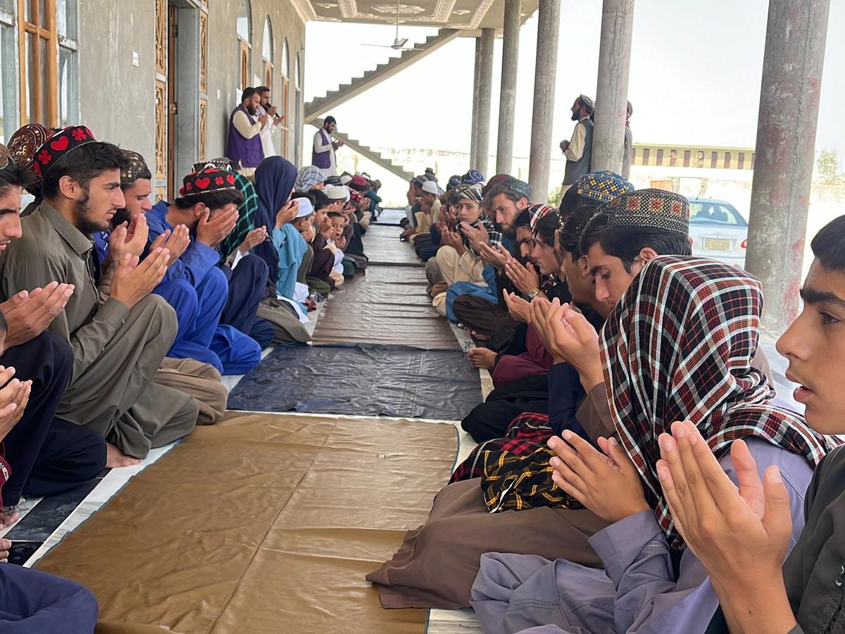 Children in Afghanistan making Dua | Human Relief Mission