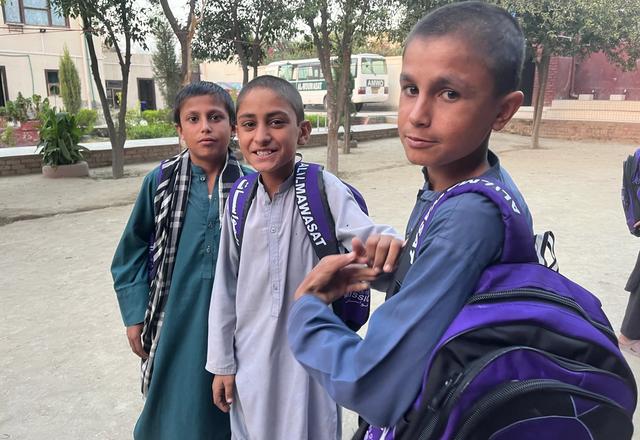 Children in Afghanistan in School | Human Relief Mission