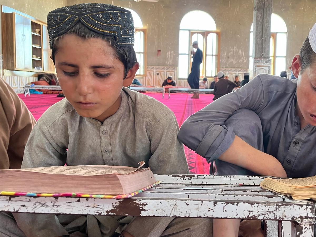 Children Reading Quran in Afghanistan Masjid | Human Relief Mission