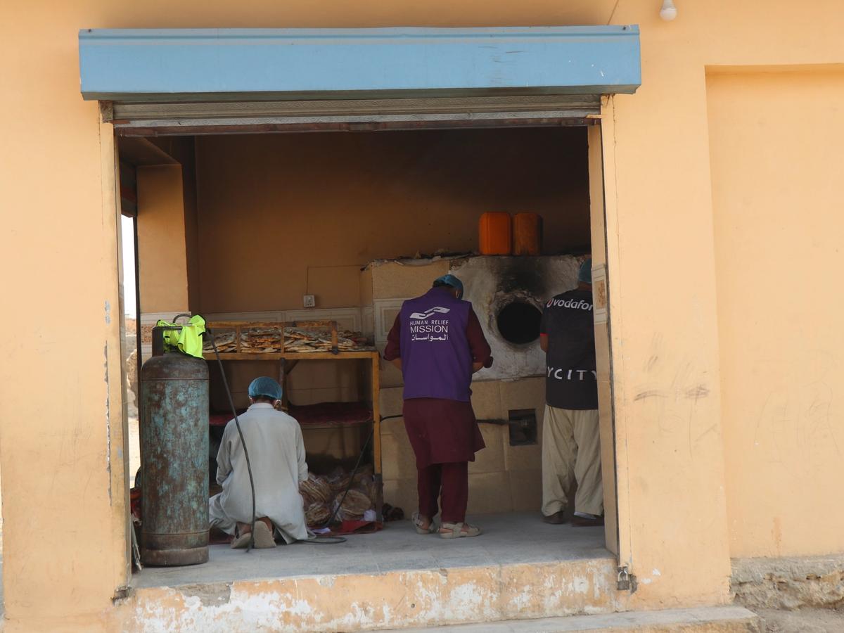 HRM Charity Aid Worker in the Bakery in Afghanistan | Human Relief Mission