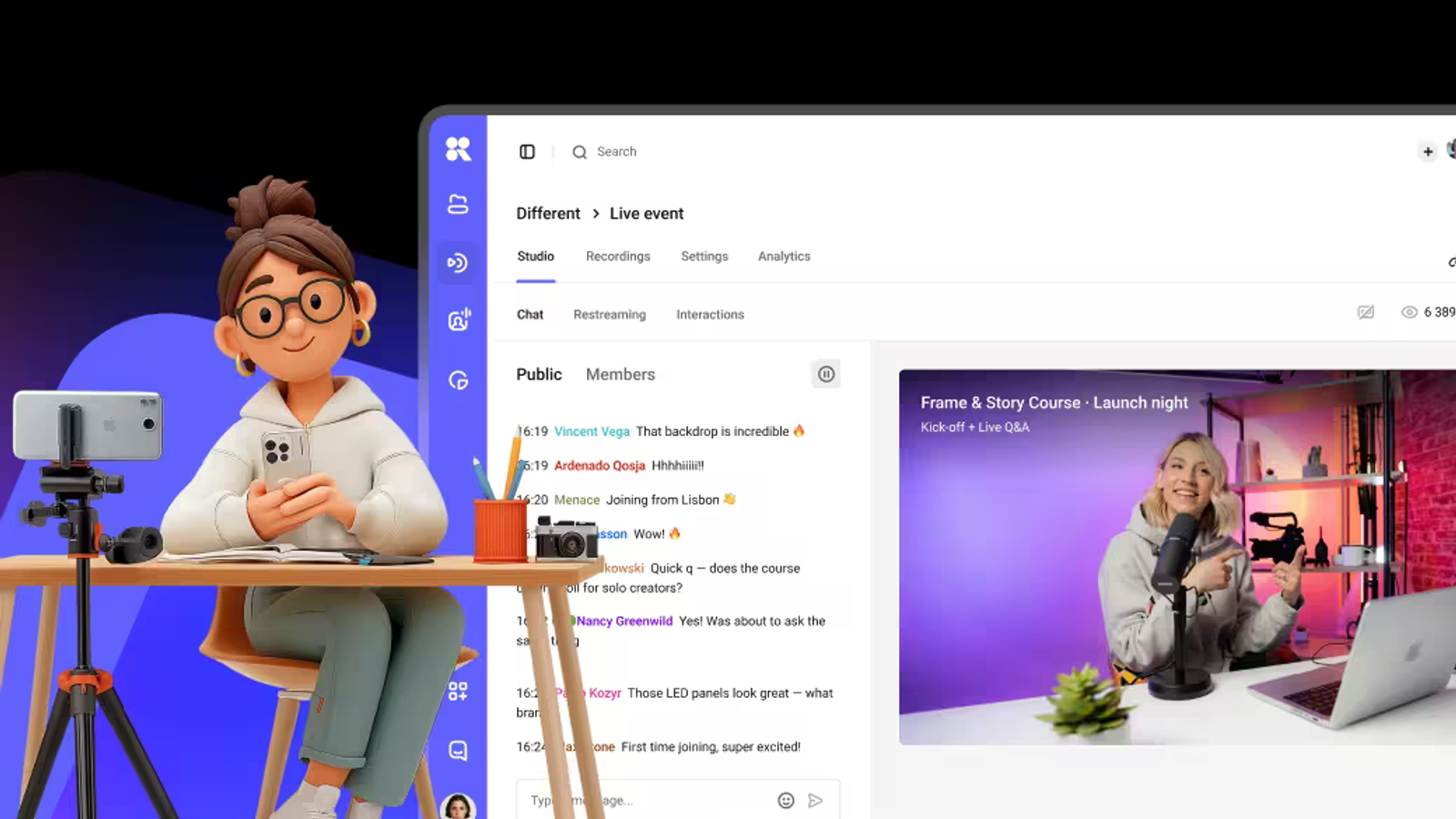 Live streaming a course launch: the setup, the hidden limits, and what it really costs