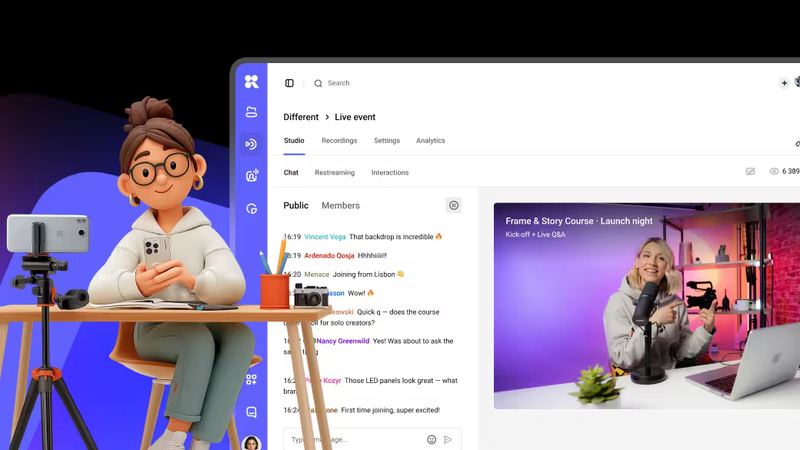 Live streaming a course launch: the setup, the hidden limits, and what it really costs