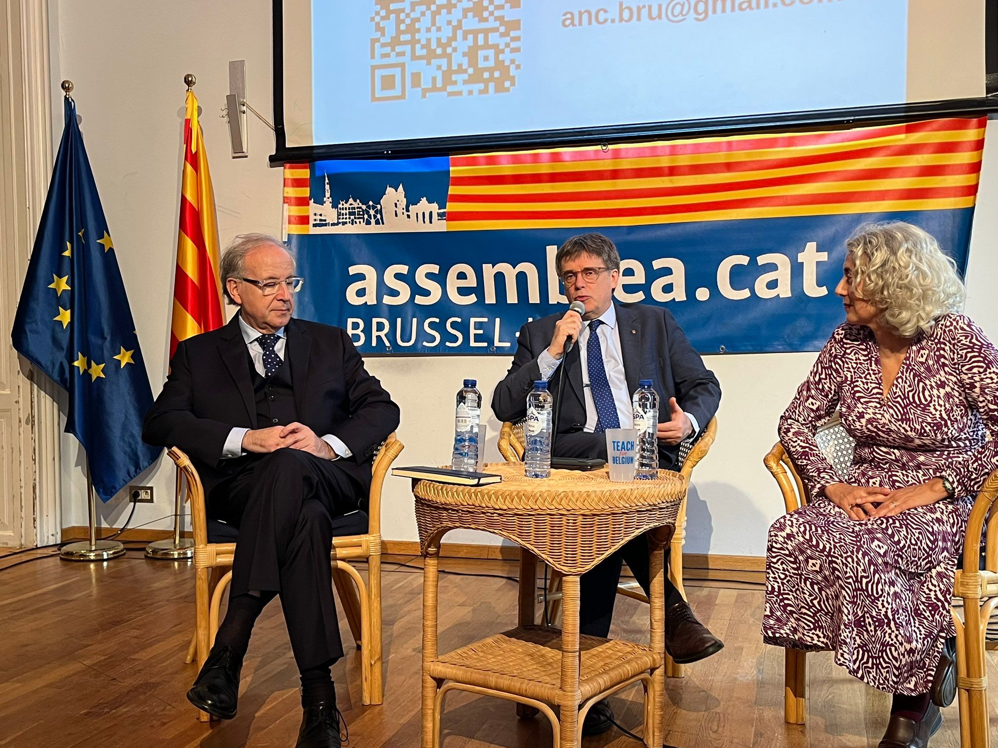 El president Domingo presenta a Brussel·les un documental sobre el Consolat de Mar