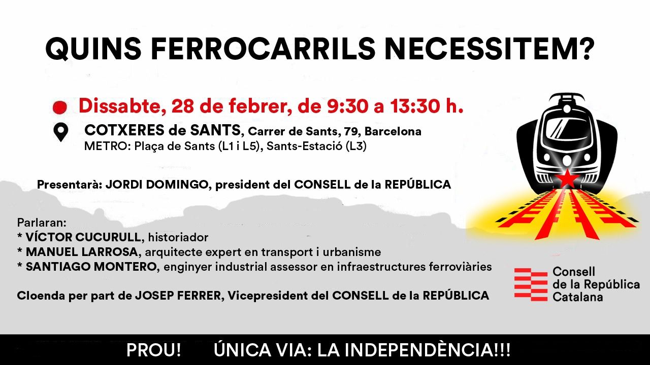 CANCEL·LAT | Quins ferrocarrils necessitem?