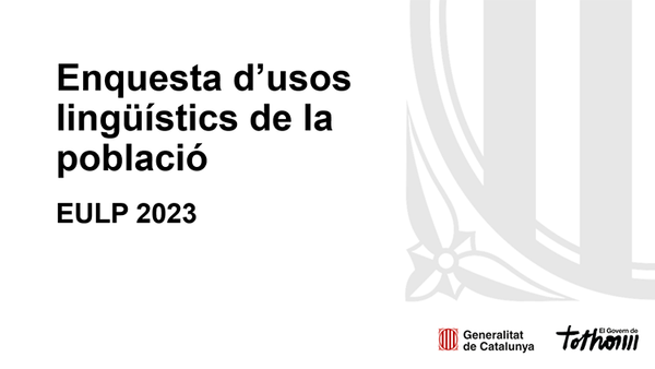 La situació del català: Dades que han quedat fora de l'Enquesta d'Usos Lingüístics