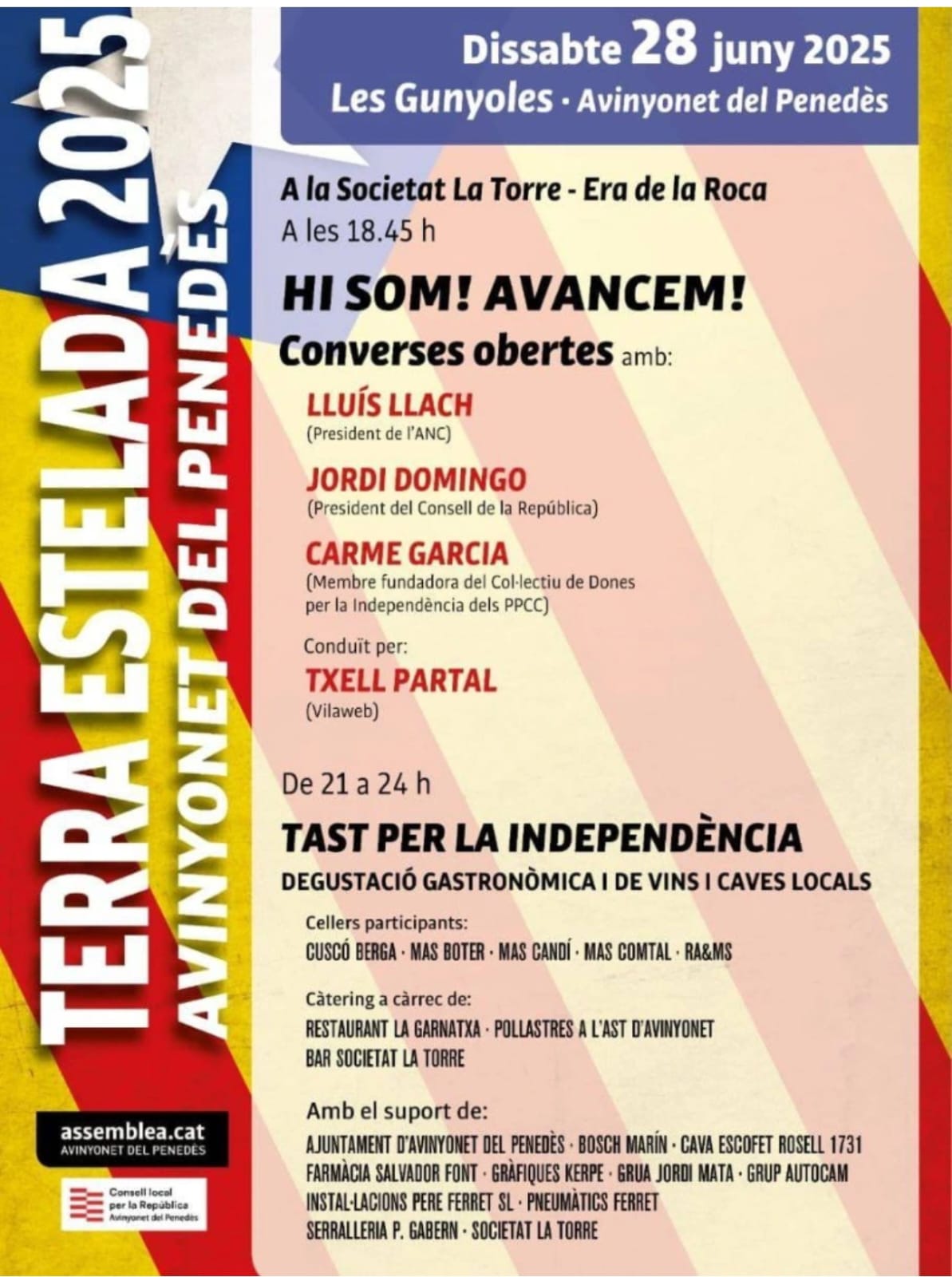 Converses obertes a Avinyonet del Penedès