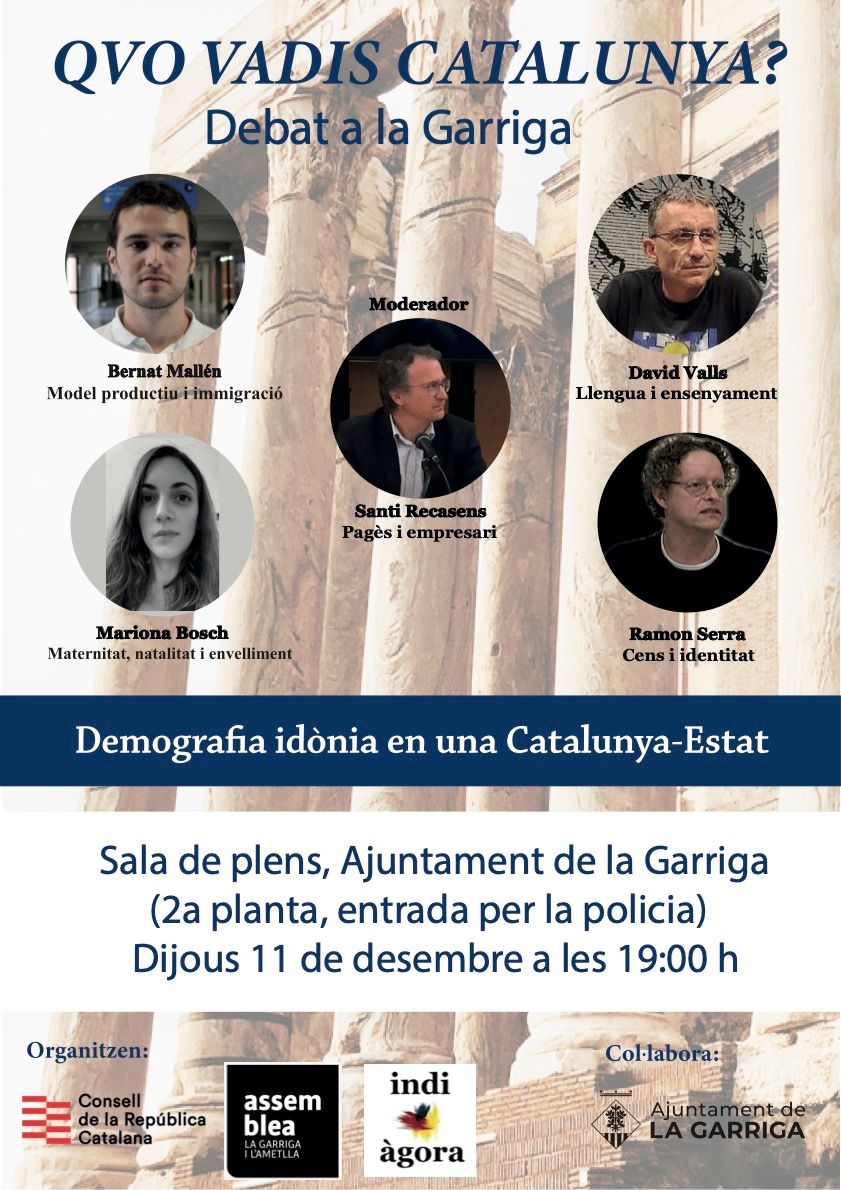 Debat sobre demografia a la Garriga