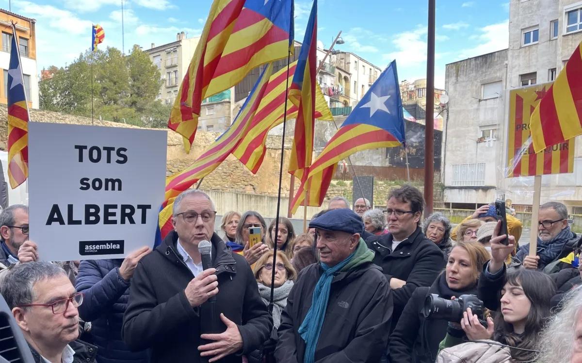 El manifestant acusat d’agredir un mosso a Montserrat: “No tingueu por, la lluita continua”