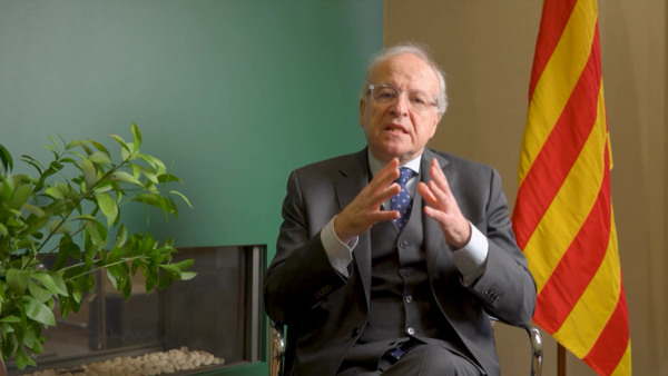 El president Domingo reconeix l'esforç comú per a rellançar el Consell i internacionalitzar la causa