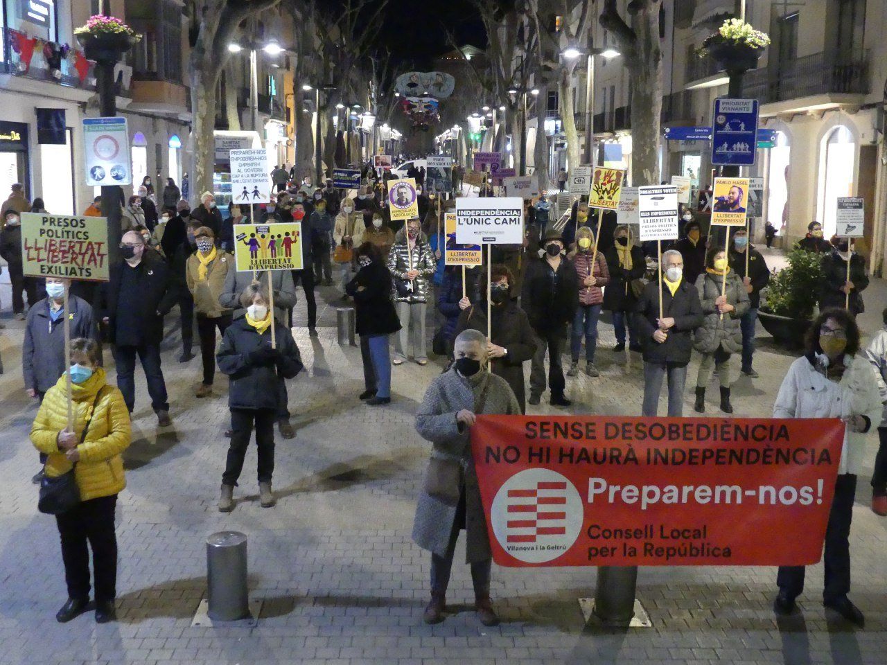 #DesobediènciaCivil: Ens tornem a mobilitzar malgrat la repressió de l’Estat