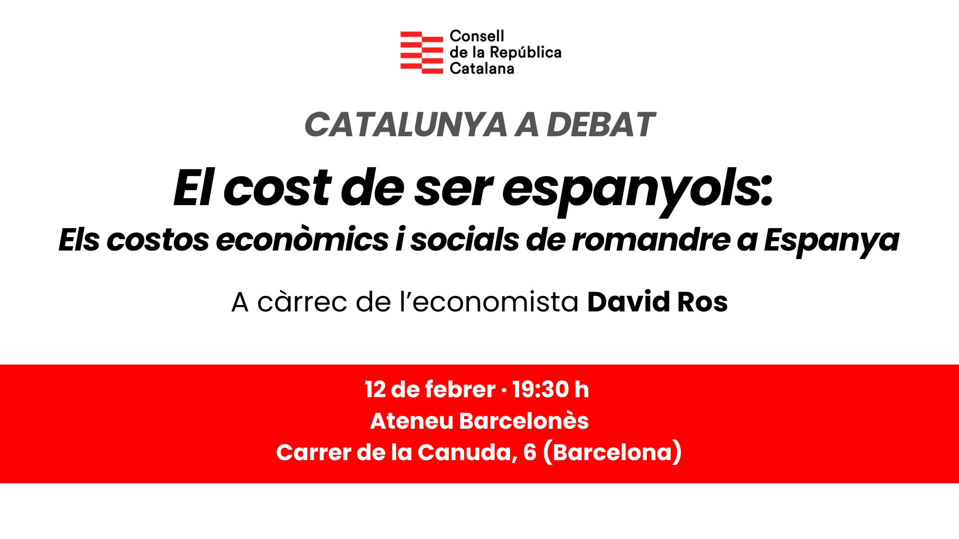 'El cost de ser espanyols' | Catalunya a Debat