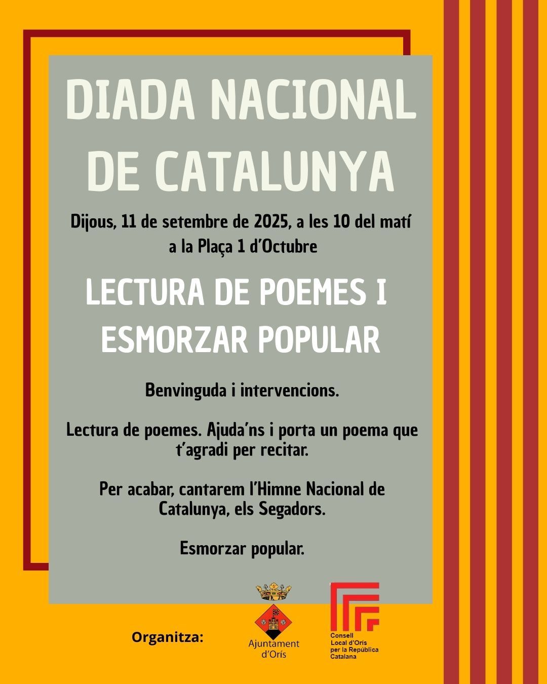 Diada Nacional a Orís