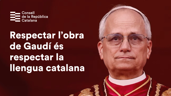 Respectar l’obra de Gaudí és respectar la llengua catalana