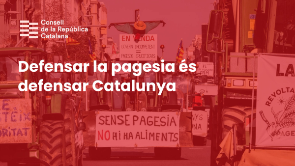 Defensar la pagesia és defensar Catalunya