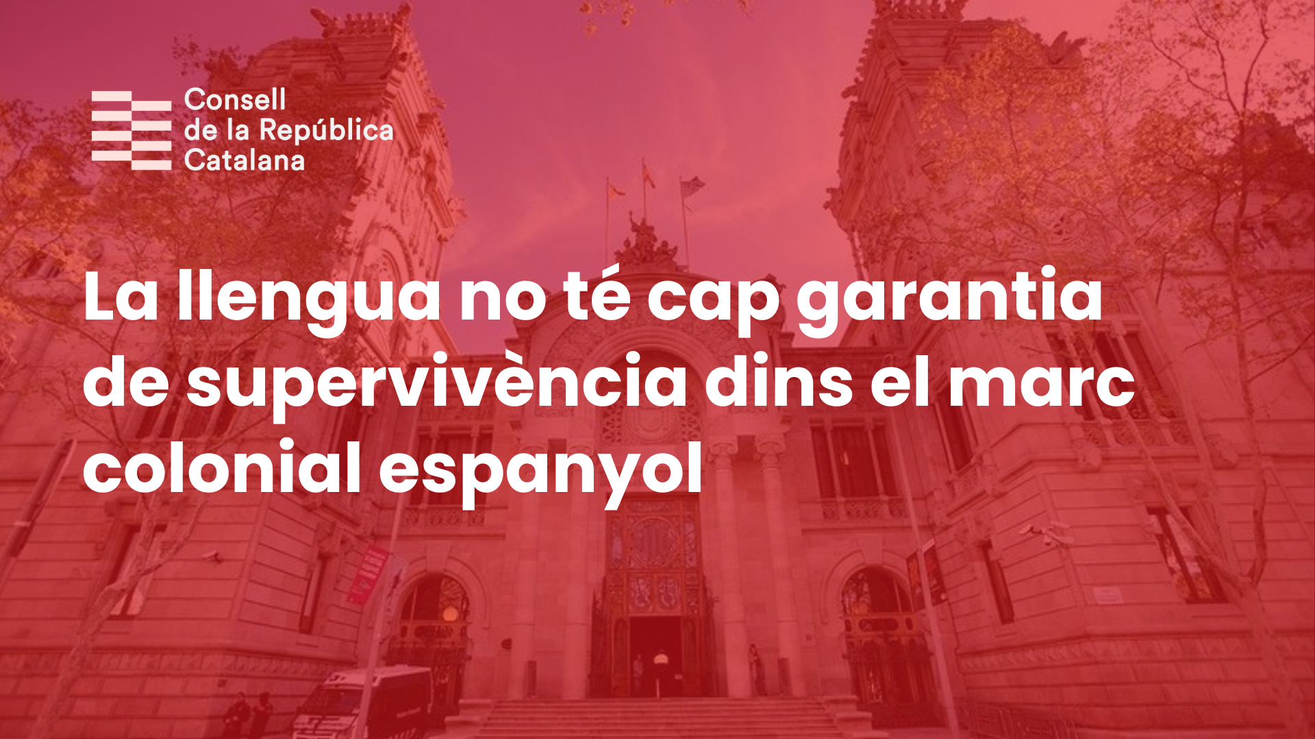 La llengua no pot sobreviure dins el marc colonial espanyol