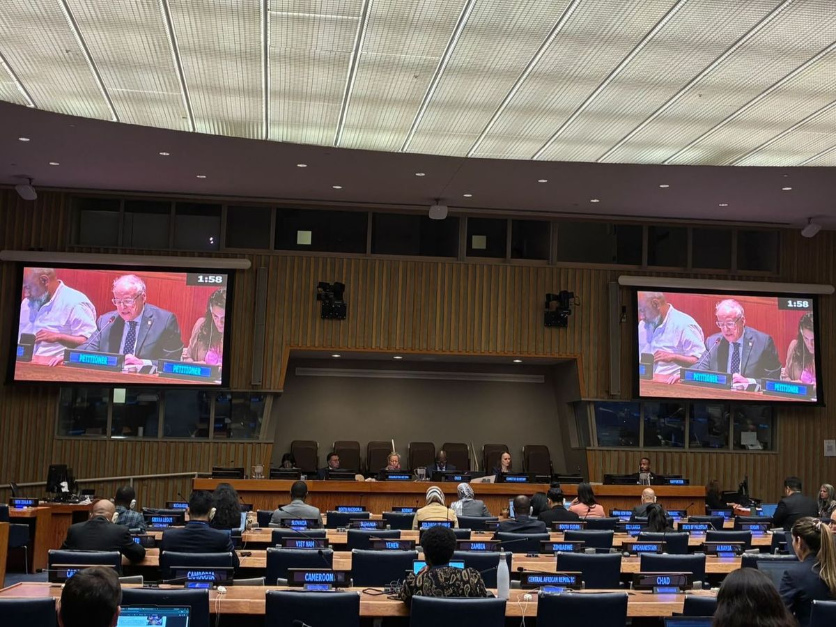 Jordi Domingo, President del Consell de la República, denuncia a l’ONU la inacció de la Unió Europea davant les violacions dels Drets Humans al seu territori