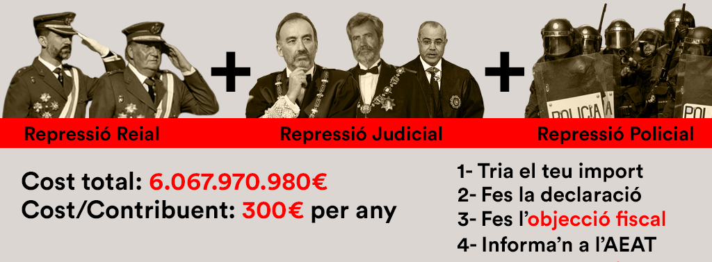 Amb els teus impostos fes República Catalana