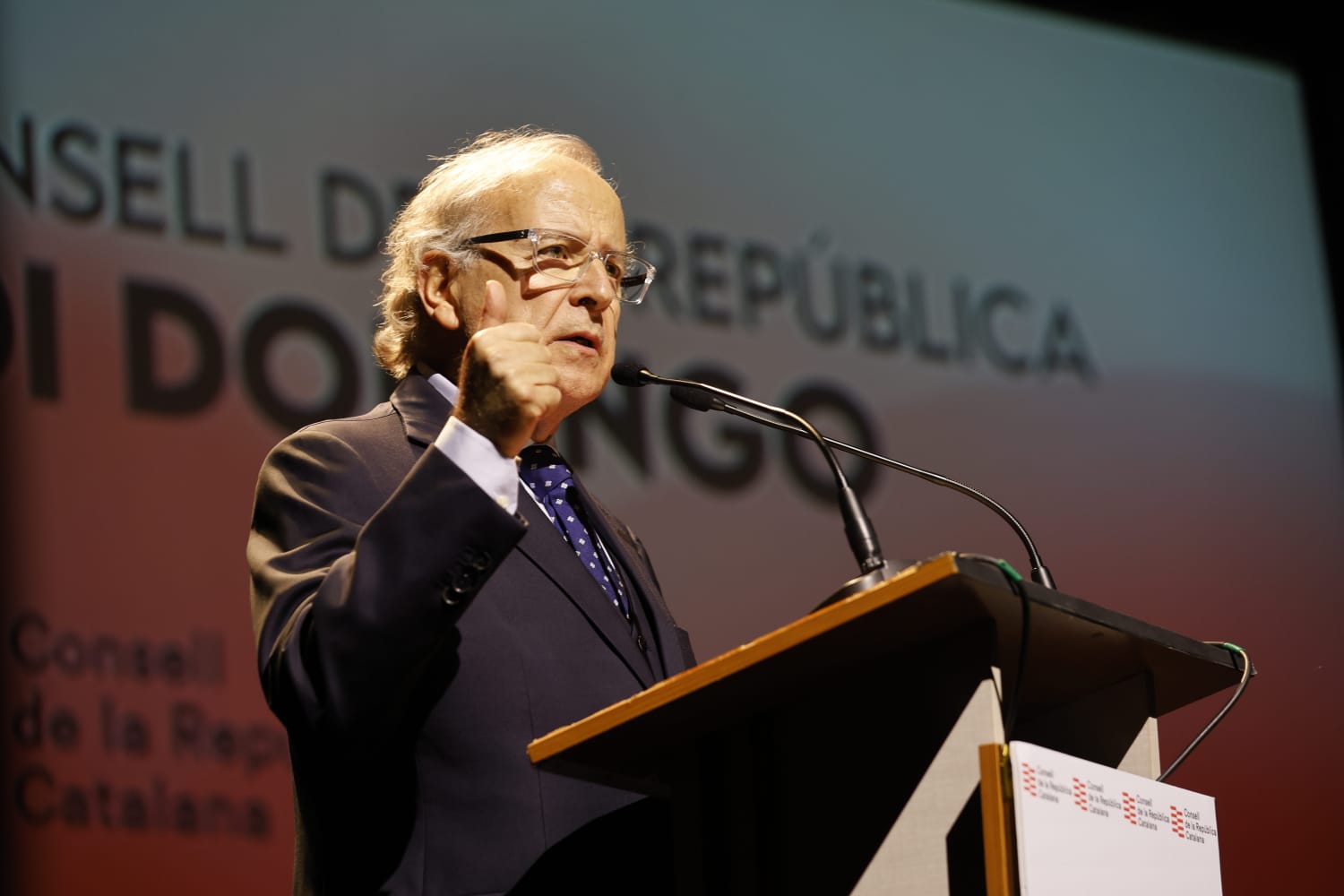 El president Jordi Domingo reivindica el Consell com a Autoritat Nacional Catalana i el posa a disposició per aixecar la Declaració d’Independència quan l’independentisme recuperi el rumb