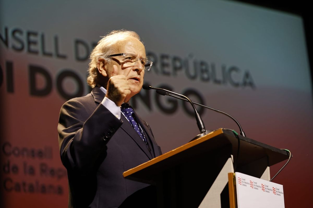 El president Jordi Domingo reivindica el Consell com a Autoritat Nacional Catalana i el posa a disposició per aixecar la Declaració d’Independència quan l’independentisme recuperi el rumb