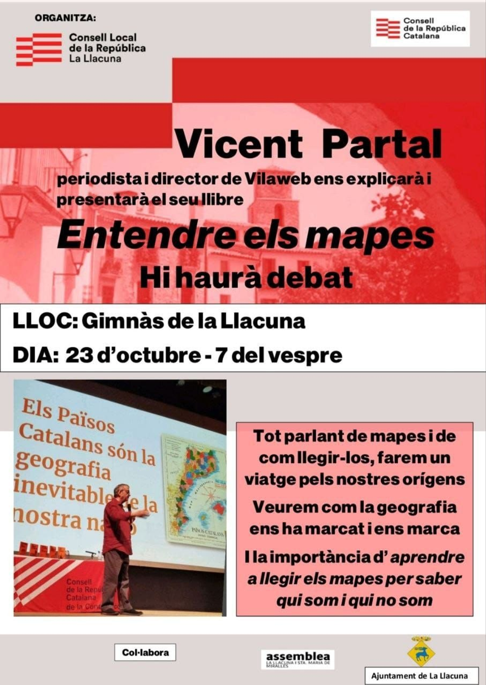 Presentació del llibre "Entendre els mapes" de Vicent Partal