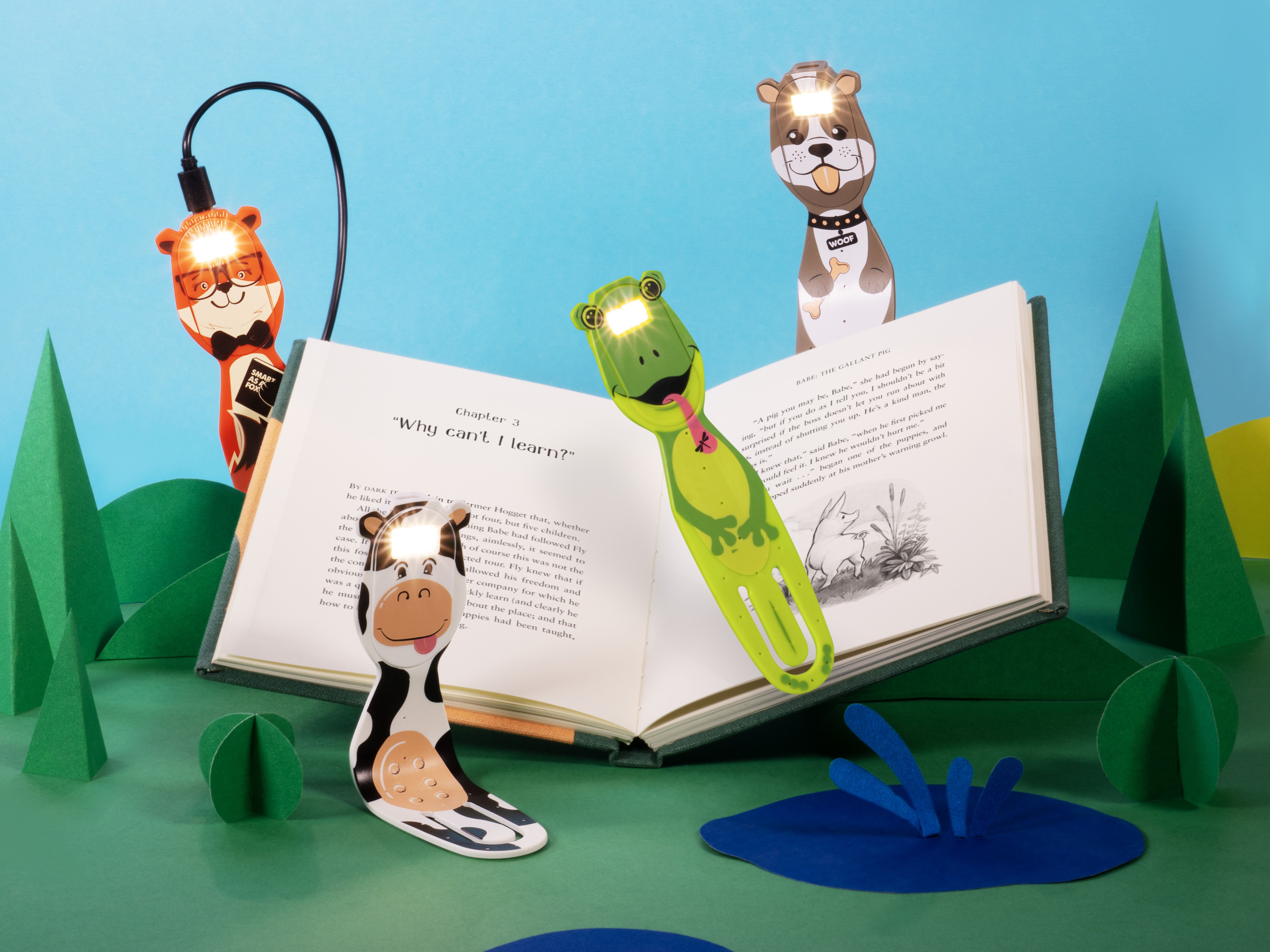 Flexilight Pals Rechargeable Book Light - Bear