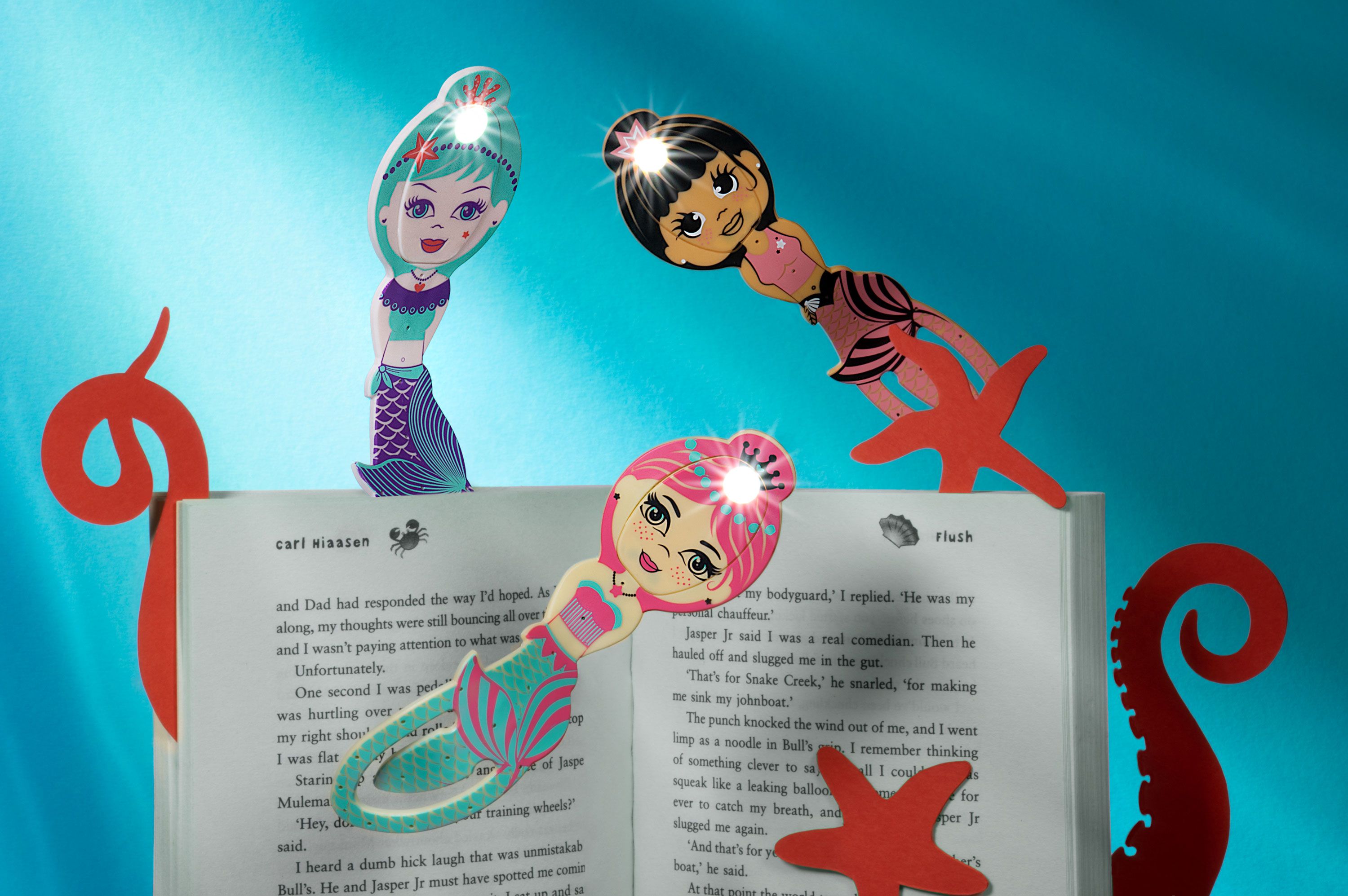 Flexilight Pals Book Light - Mermaid (Purple) - Thinking Gifts