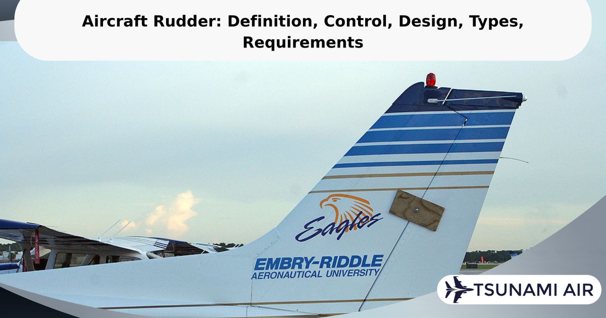 Aircraft Rudder: Definition, Control, Design, Types, Requirements