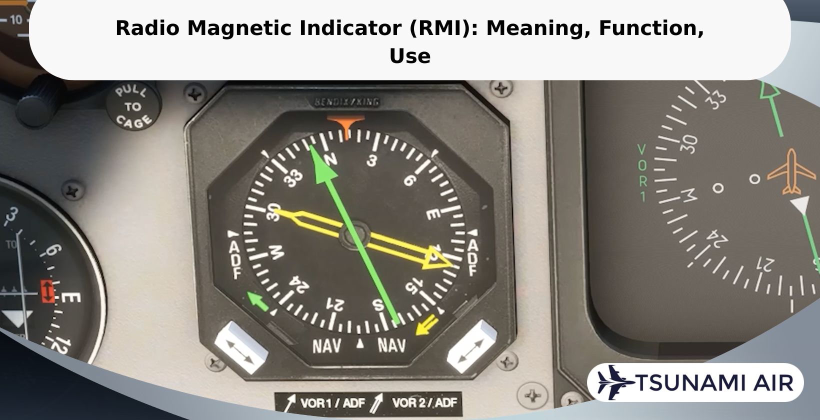 航空機・ヘリコプター Radio Magnetic Indicator Aircraft Radio Magnetic Indicator and Distance Measuring Equipment