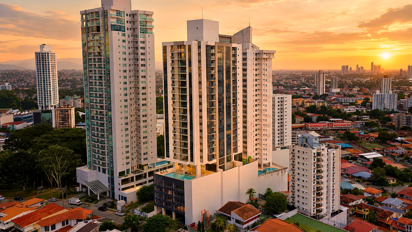 Edificios residenciales de gran altura en Ciudad de Panamá