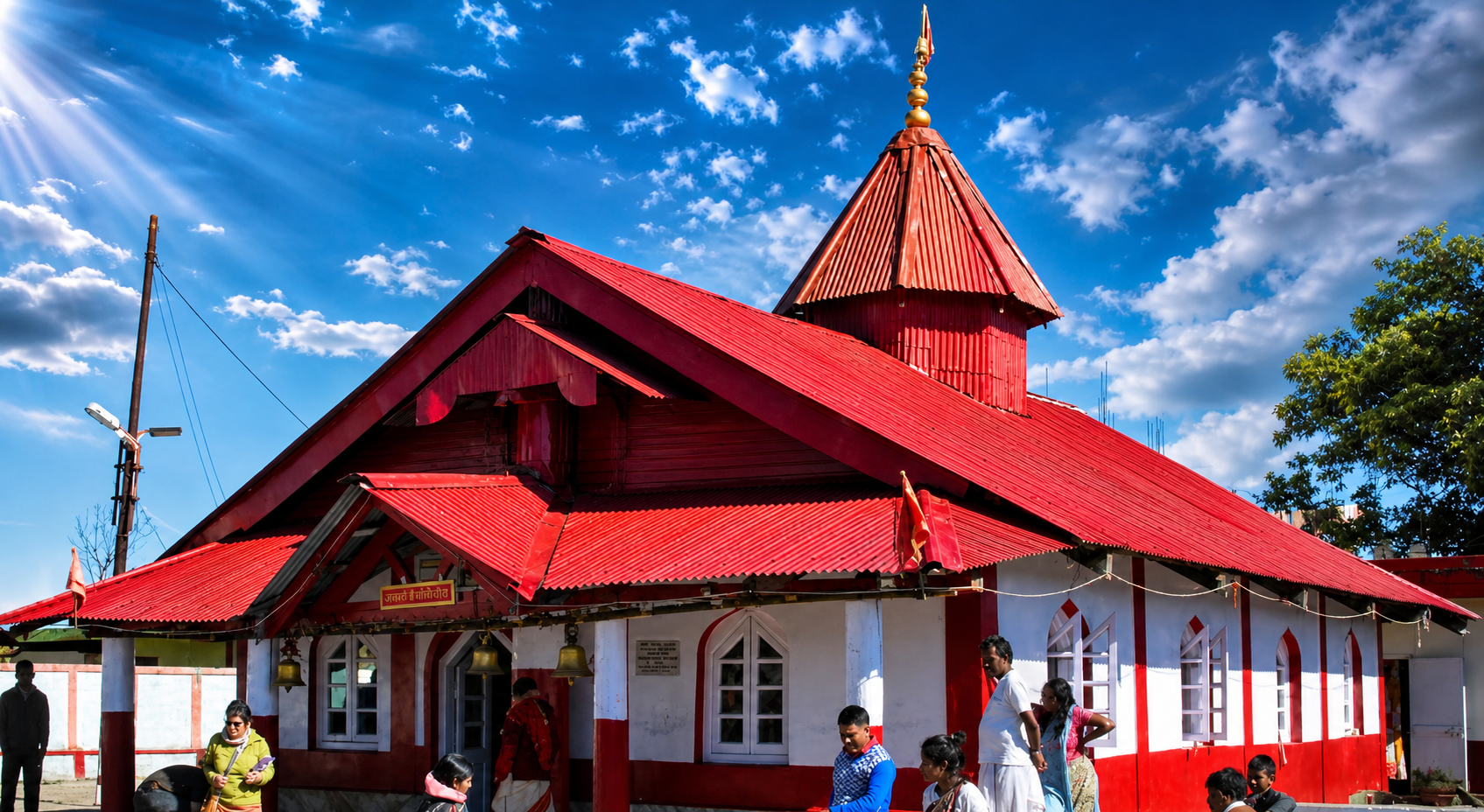 Nartiang Durga Temple, also known as the Jayanti Shaktipeeth