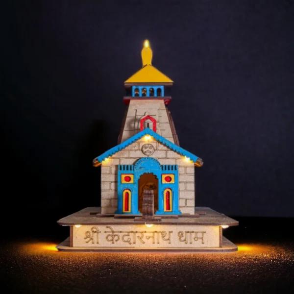 Kedarnath Temple with LED Light: Large