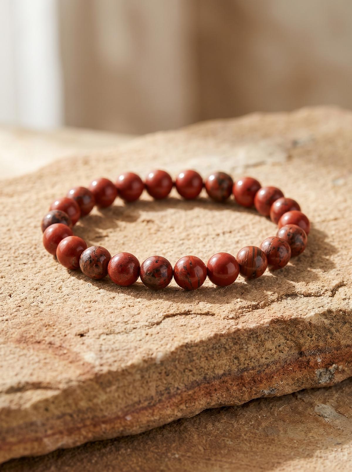Jasper Bracelet (Red)