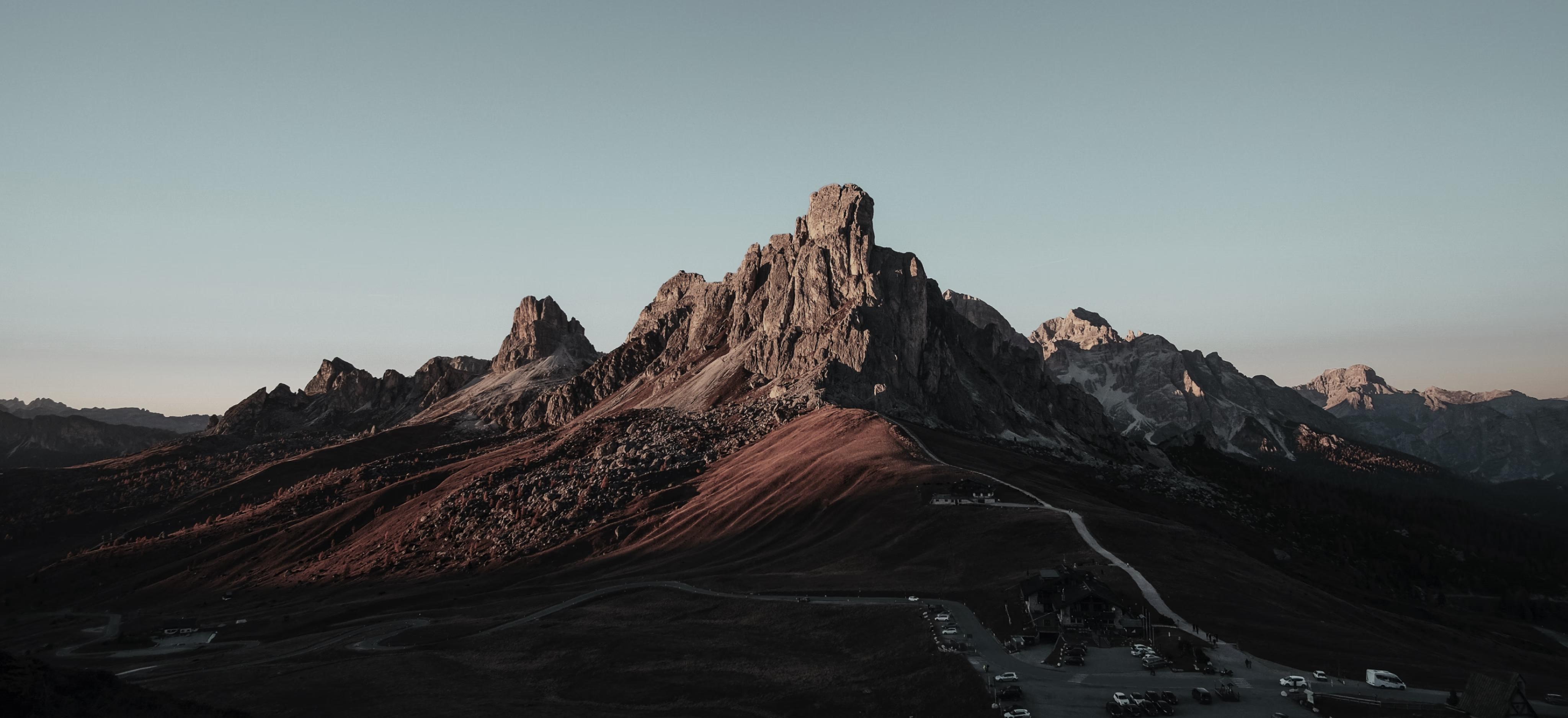 Mountain lake landscape