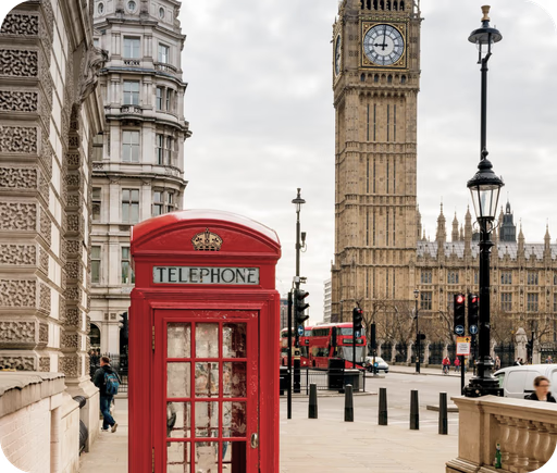 London phone booth