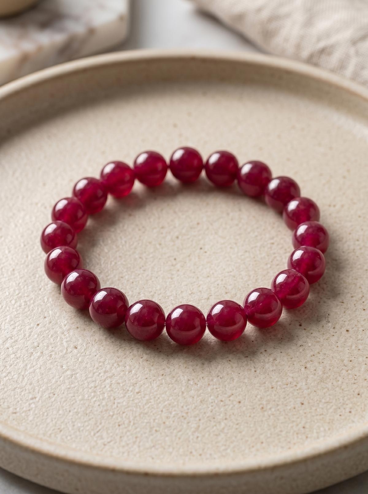 Jade Bracelet (Red)