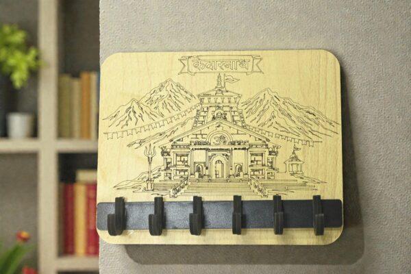 Kedarnath Wooden Key Holder for Wall