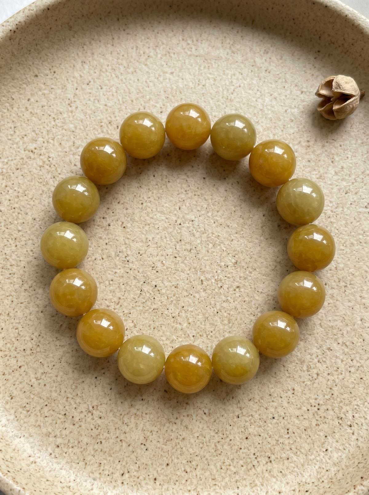Jade Bracelet (Yellow)