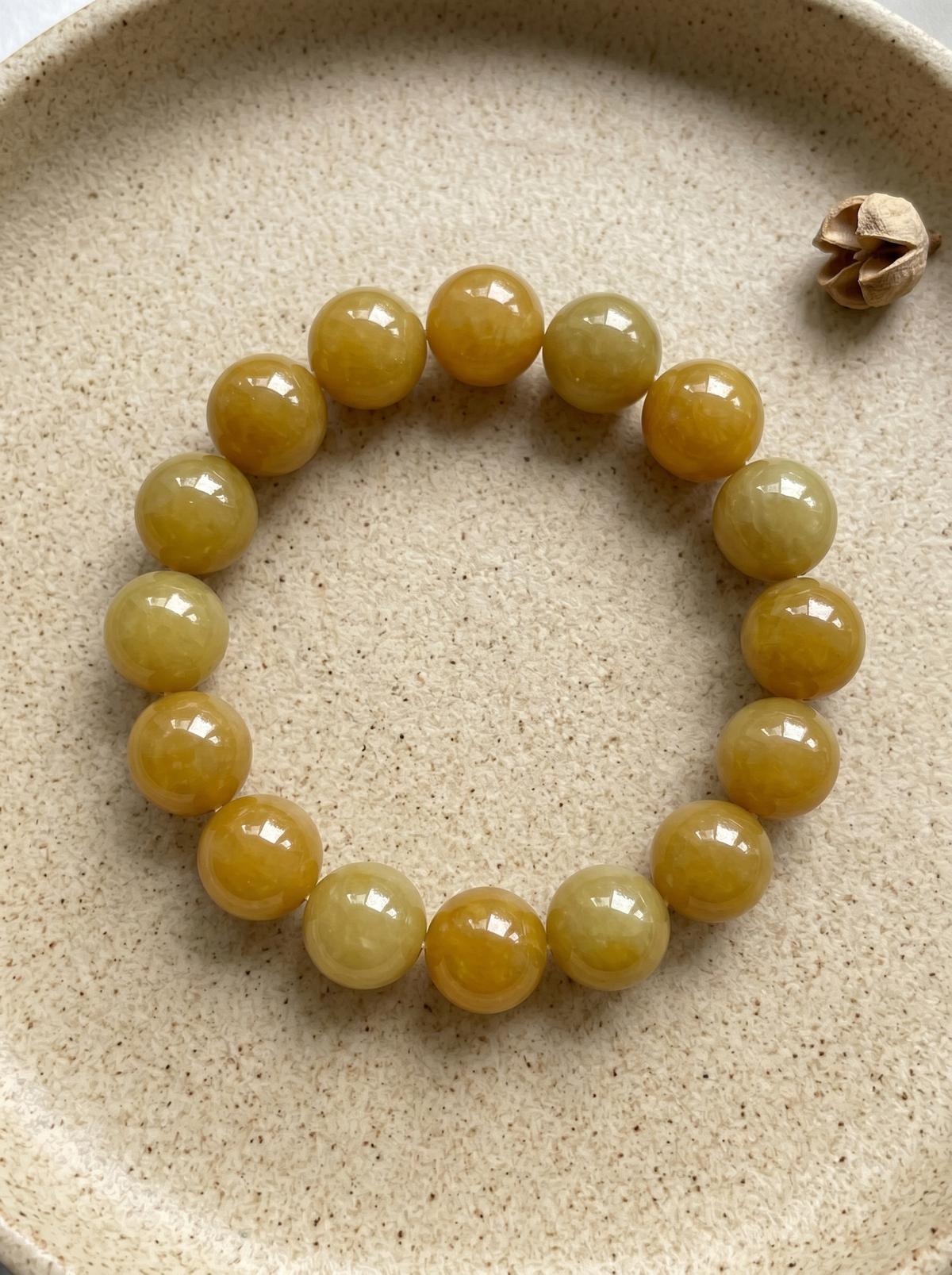 Jade Bracelet (Yellow)
