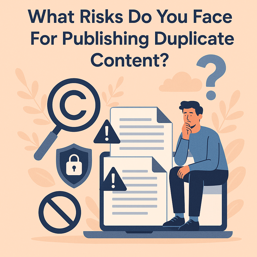 What Risks Do You Face For Publishing Duplicate Content?