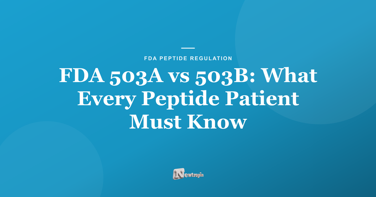 FDA 503A vs 503B: What Every Peptide Patient Must Know