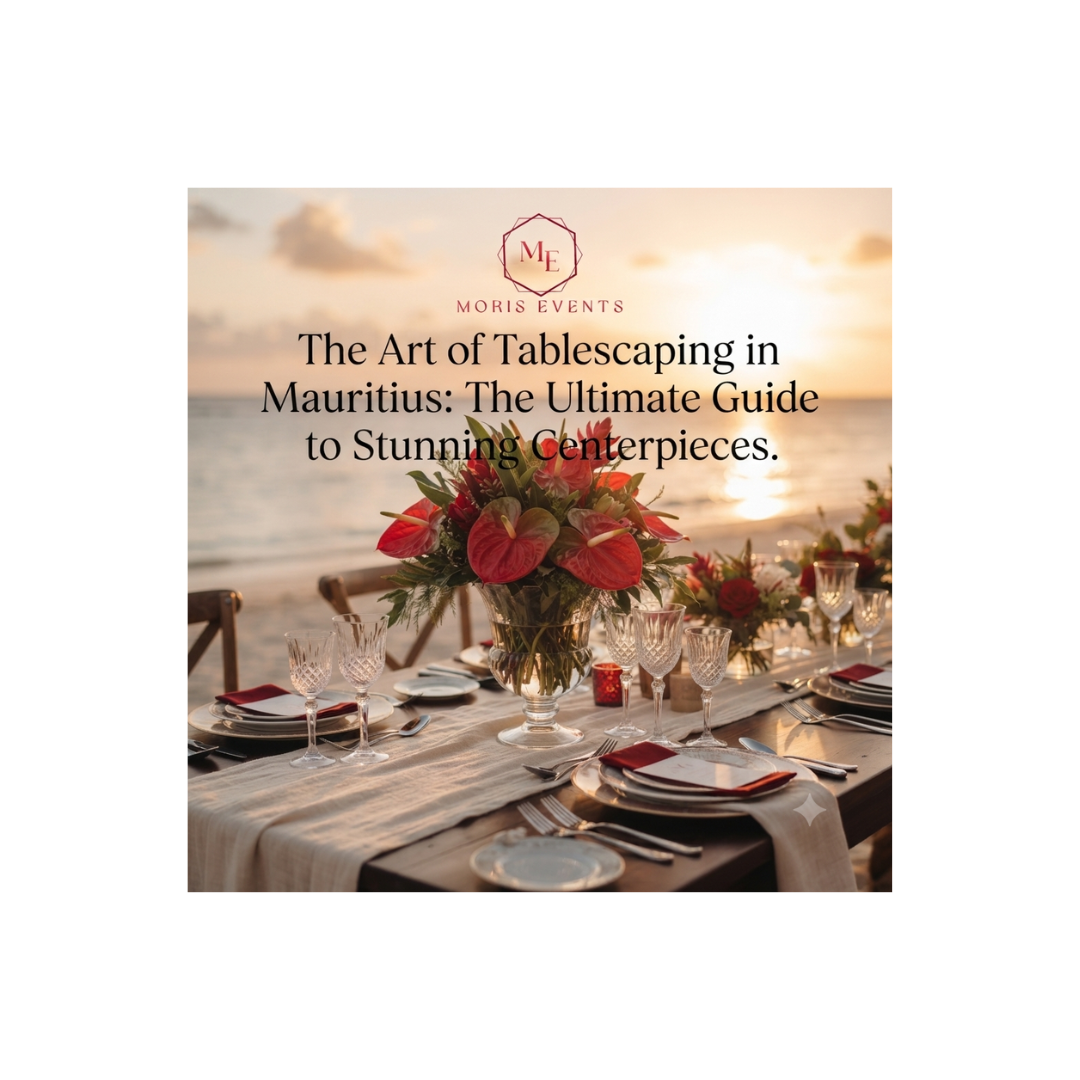 The Art of Tablescaping in Mauritius: The Ultimate Guide to Stunning Event Centerpieces